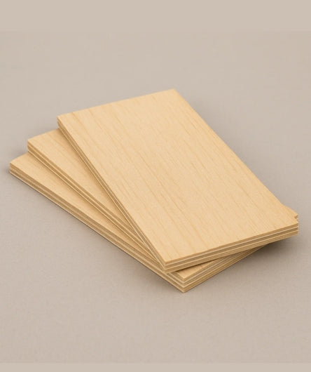 Real Birch Mini Plywood Sheets (1:12 Scale) – 3-Pack for Dioramas & Miniature Modeling